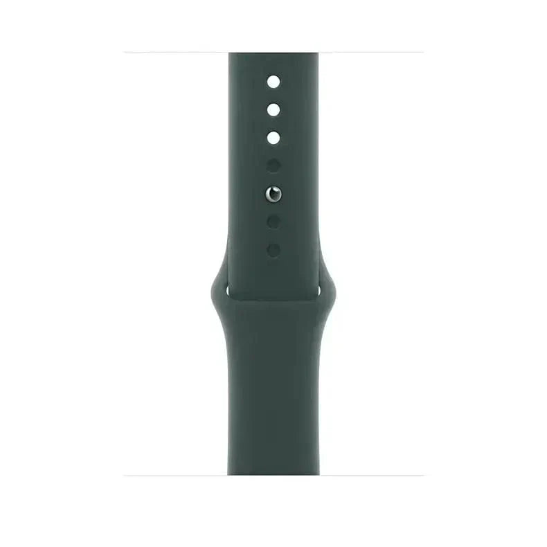 Liquid Silicone Sport Band for Apple Watch 42 | 44 | 45 | Ultra 49 | 46mm S10 42 | 44 | 45 | Ultra 49 | 46mm S10 Army Green Straps & Bands