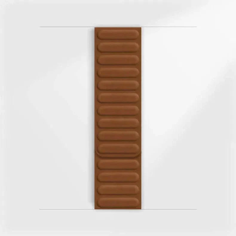 Silicone Soft Touch Magnetic Link Band for Apple Watch 38 | 40 | 41 | 42mm S10 38 | 40 | 41 | 42mm S10 Brown Straps & Bands