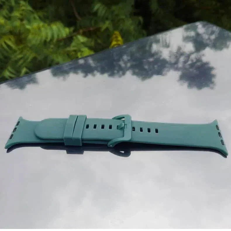 Classic Silicone Soft Band for Apple Watch 42 | 44 | 45 | Ultra 49 | 46mm S10 42 | 44 | 45 | Ultra 49 | 46mm S10 cactus Straps & Bands
