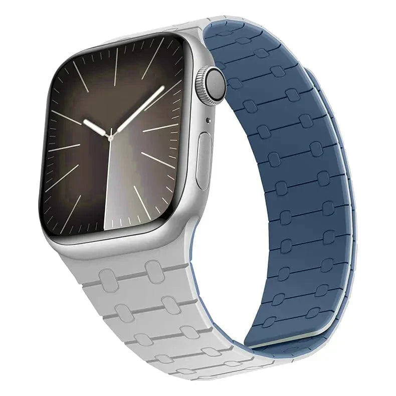 Velour Silicone Magnetic Loop for Apple Watch 42 | 44 | 45 | Ultra 49 | 46mm S10