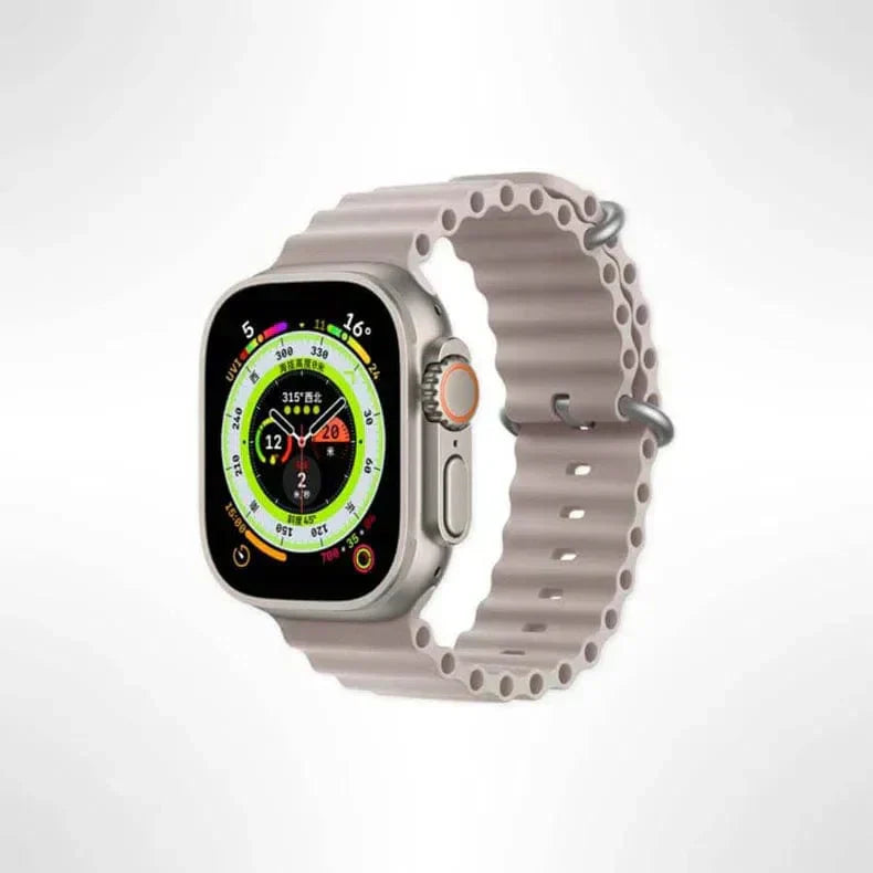 Ocean Silicone Band for Apple Watch 42 | 44 | 45 | Ultra 49 | 46mm S10 42 | 44 | 45 | Ultra 49 | 46mm S10 Khaki Straps & Bands