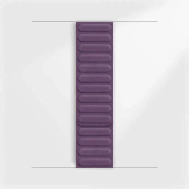 Silicone Soft Touch Magnetic Link Band for Apple Watch 38 | 40 | 41 | 42mm S10 38 | 40 | 41 | 42mm S10 Lavender Straps & Bands