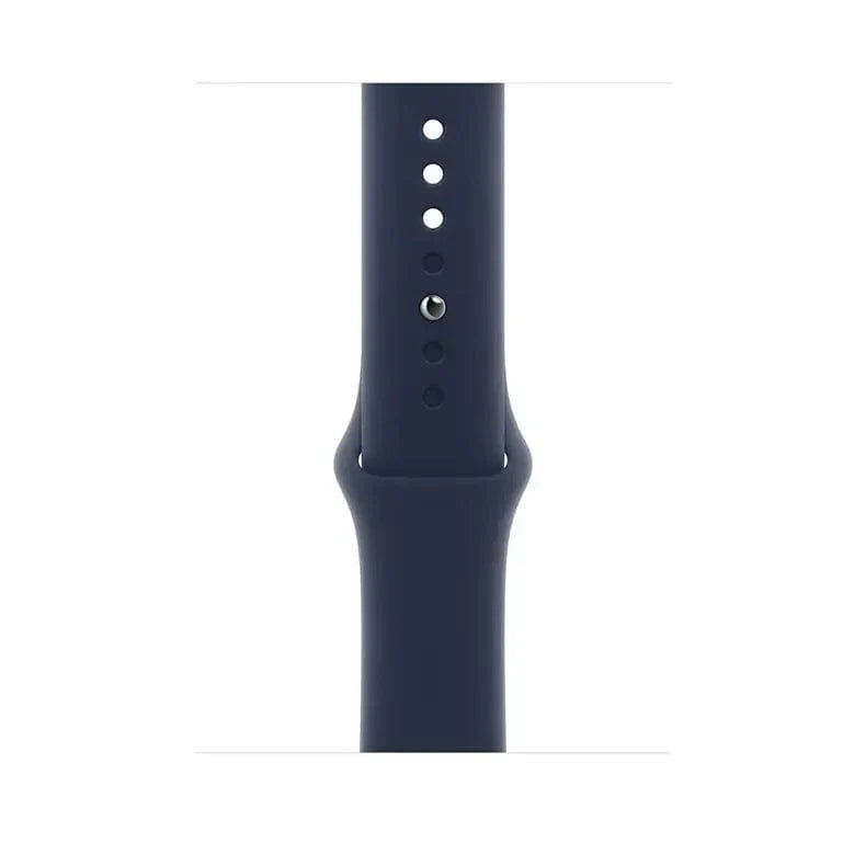 Liquid Silicone Sport Band for Apple Watch 42 | 44 | 45 | Ultra 49 | 46mm S10 42 | 44 | 45 | Ultra 49 | 46mm S10 Midnight Blue Straps & Bands
