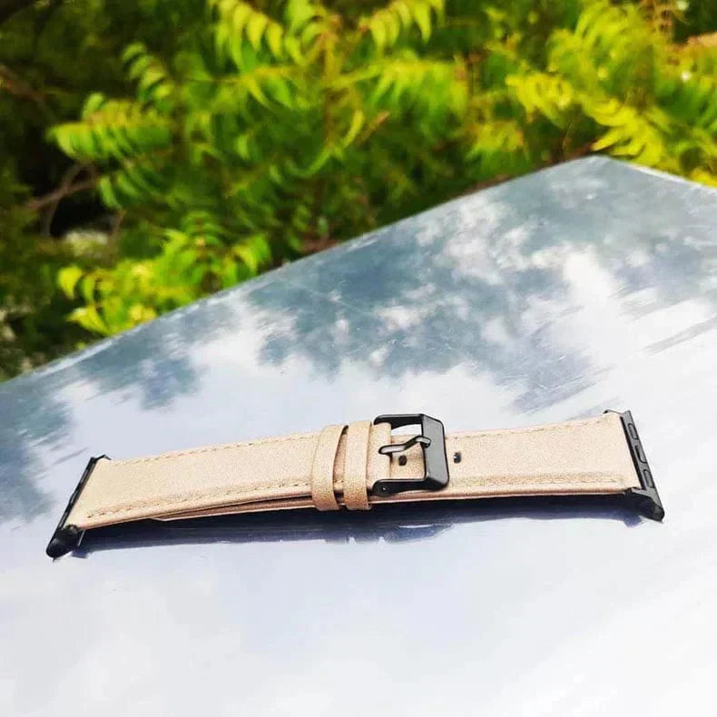 Classic Leather Texture Band for Apple Watch 42 | 44 | 45 | Ultra 49 | 46mm S10 42 | 44 | 45 | Ultra 49 | 46mm S10 saddle-brown Straps & Bands