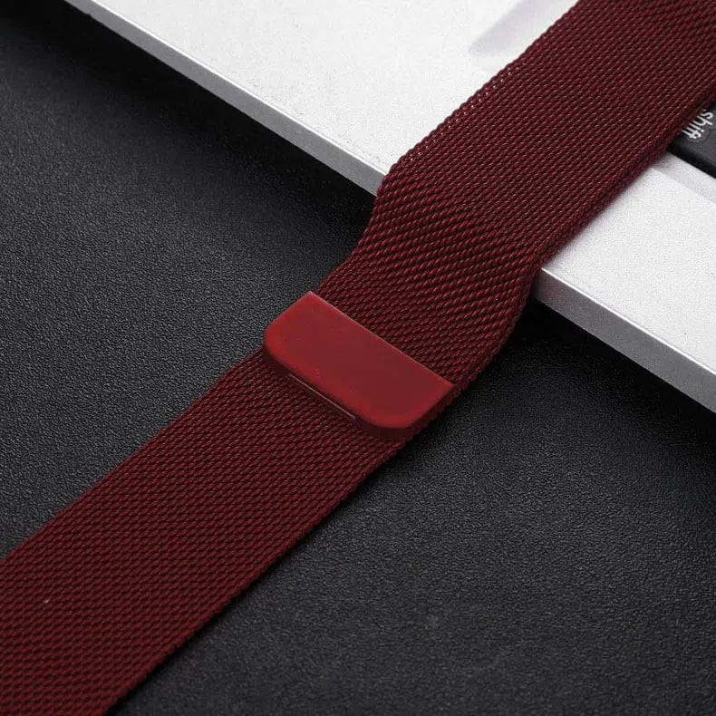 Milanese Magnetic Loop for Apple Watch 38 | 40 | 41 | 42mm S10 38 | 40 | 41 | 42mm S10 mehroon Style 1 Straps & Bands