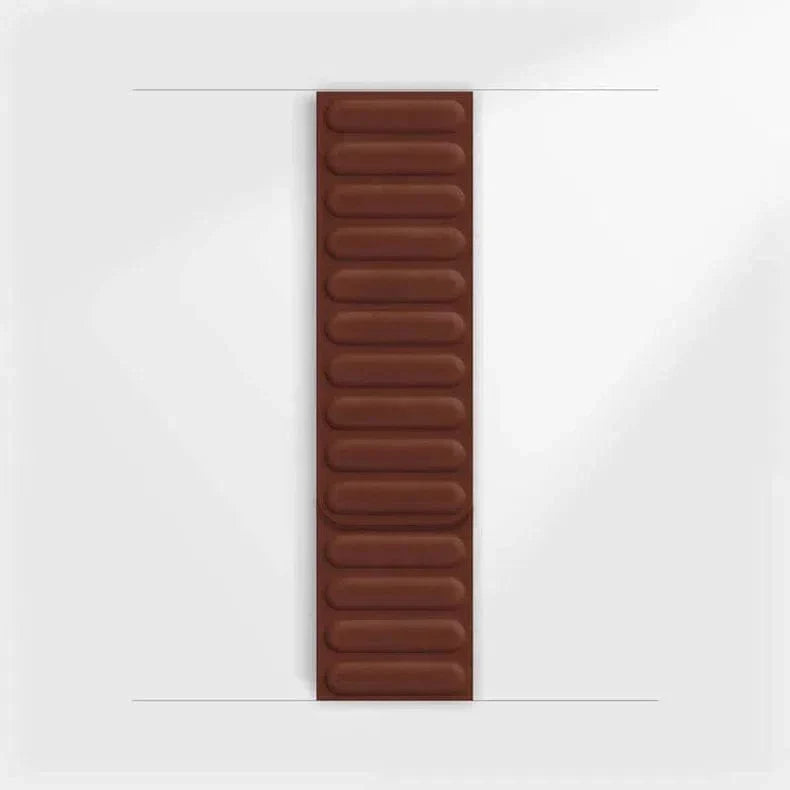 Silicone Soft Touch Magnetic Link Band for Apple Watch 38 | 40 | 41 | 42mm S10 38 | 40 | 41 | 42mm S10 Tan Brown Straps & Bands