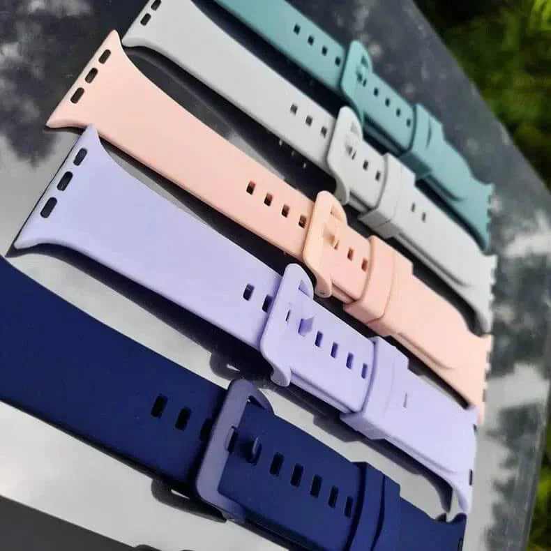 Classic Silicone Soft Band for Apple Watch 42 | 44 | 45 | Ultra 49 | 46mm S10 Straps & Bands