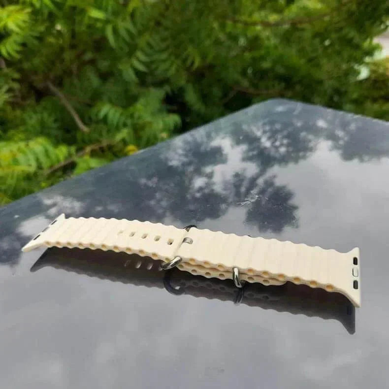 Ocean Silicone Sport Soft Band for Apple Watch 42 | 44 | 45 | Ultra 49 | 46mm S10 Straps & Bands