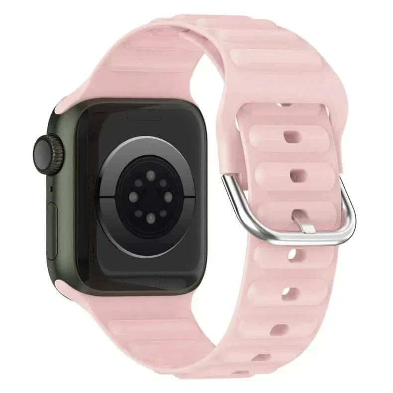 Ocean Ripple Silicone Soft Band for Apple Watch 42 | 44 | 45 | Ultra 49 | 46mm S10 Straps & Bands