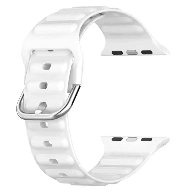 Ocean Ripple Silicone Soft Band for Apple Watch 42 | 44 | 45 | Ultra 49 | 46mm S10 Straps & Bands