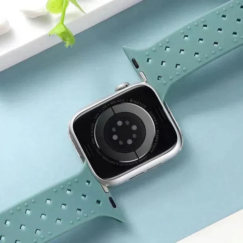 Braided Silicone Band for Apple Watch 42 | 44 | 45 | Ultra 49 | 46mm S10 Straps & Bands