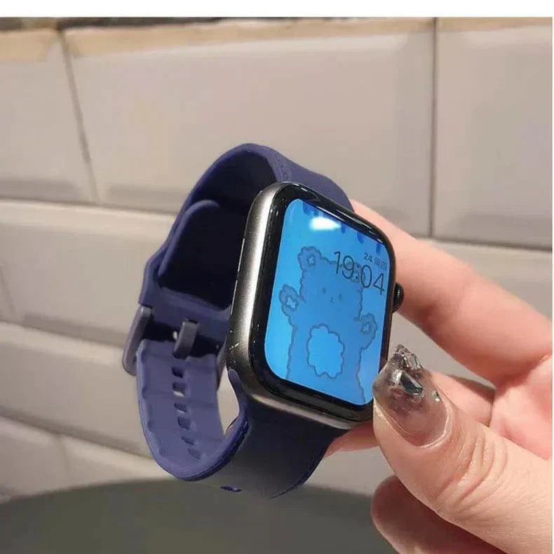 Lightweight Skin-friendly Silicone Band for Apple Watch 42 | 44 | 45 | Ultra 49 | 46mm S10 Straps & Bands