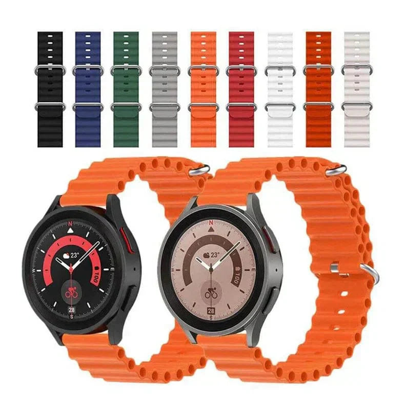 Ocean Silicone Band for Smartwatch 22mm Straps & Bands
