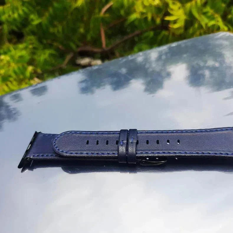 Classic Leather Texture Band for Apple Watch 38 | 40 | 41 | 42mm S10 Straps & Bands