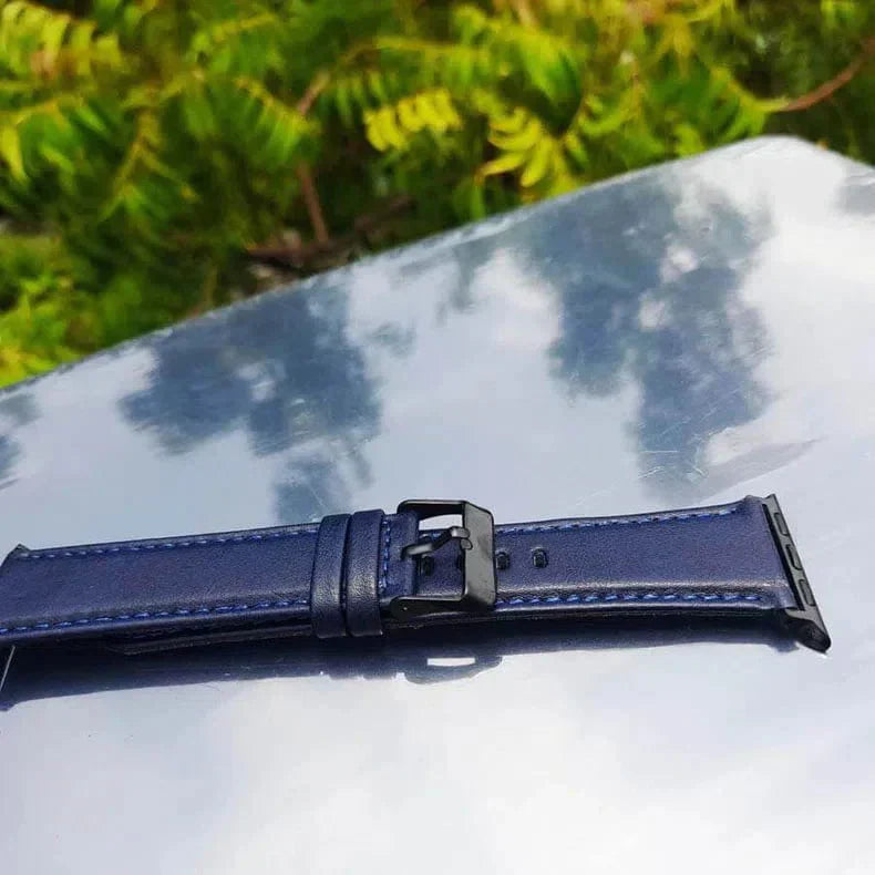 Classic Leather Texture Band for Apple Watch 38 | 40 | 41 | 42mm S10 Straps & Bands