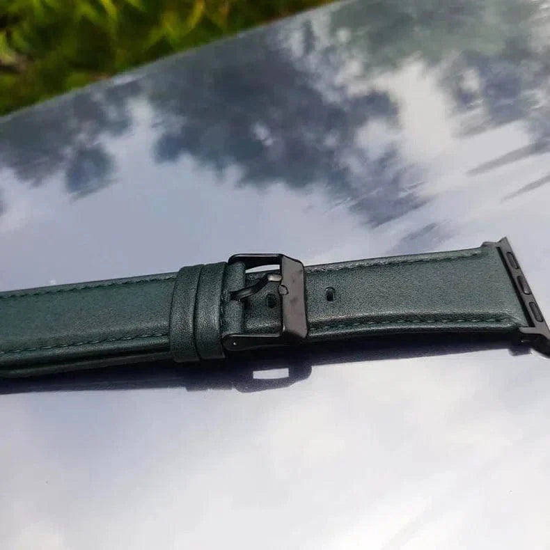 Classic Leather Texture Band for Apple Watch 38 | 40 | 41 | 42mm S10 Straps & Bands