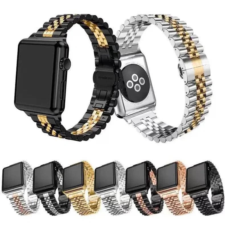 Metal Link Bracelet Chain for Apple Watch 38 | 40 | 41 | 42mm S10 Straps & Bands