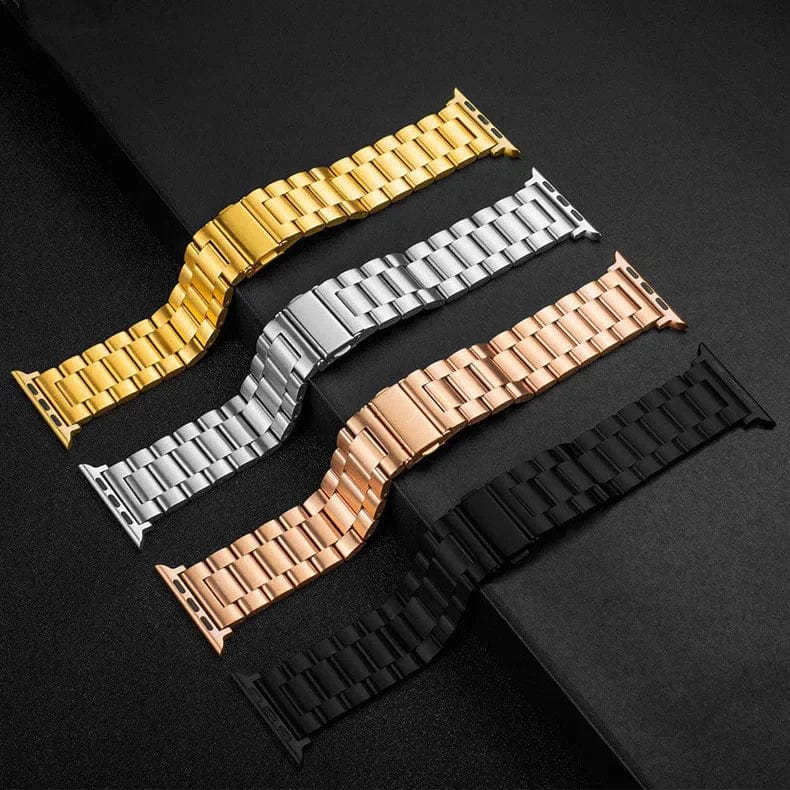 Stainless Steel Metal Bracelet for Apple Watch 42 | 44 | 45 | Ultra 49 | 46mm S10 Straps & Bands