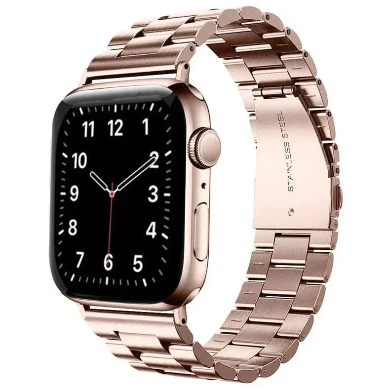 Stainless Steel Metal Bracelet for Apple Watch 42 | 44 | 45 | Ultra 49 | 46mm S10 Straps & Bands