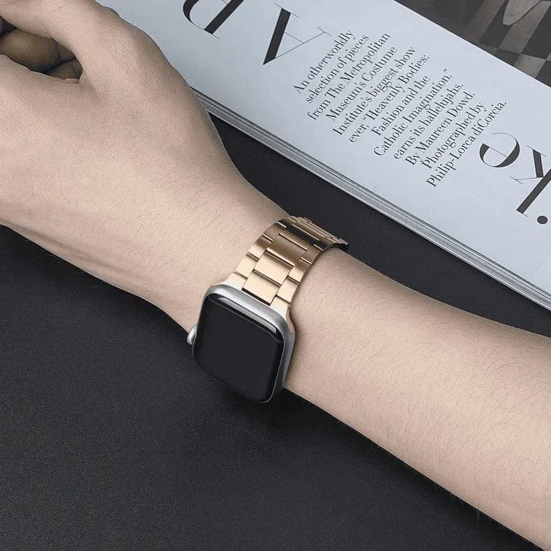 Stainless Steel Metal Bracelet for Apple Watch 42 | 44 | 45 | Ultra 49 | 46mm S10 Straps & Bands