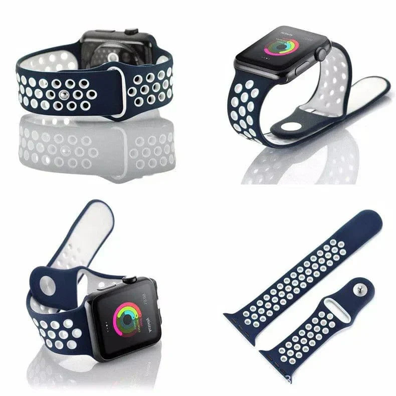 Nike Silicone Band for Apple Watch 42 | 44 | 45 | Ultra 49 | 46mm S10 Straps & Bands