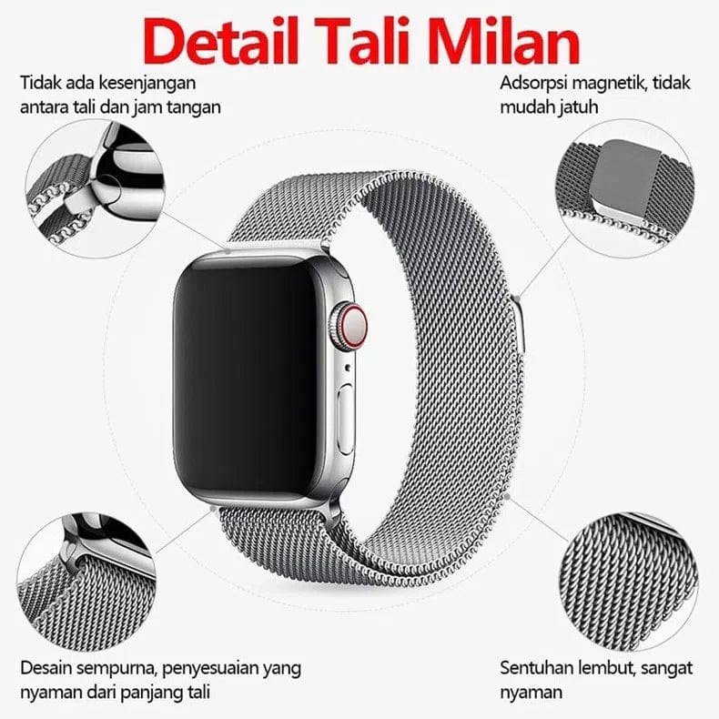 Milanese Magnetic Loop for Apple Watch 38 | 40 | 41 | 42mm S10 Straps & Bands