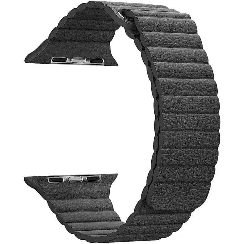 Leather Texture Magnetic Loop for Apple Watch 38 | 40 | 41 | 42mm S10 Straps & Bands
