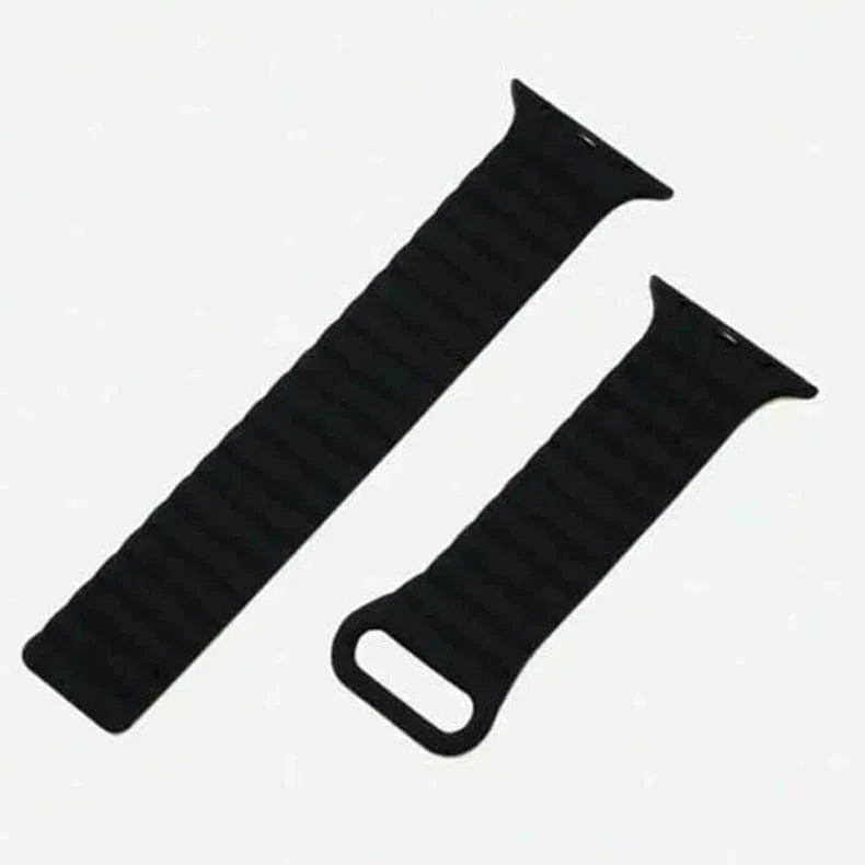 Silicone Magnetic Band for Apple Watch 42 | 44 | 45 | Ultra 49 | 46mm S10 Straps & Bands