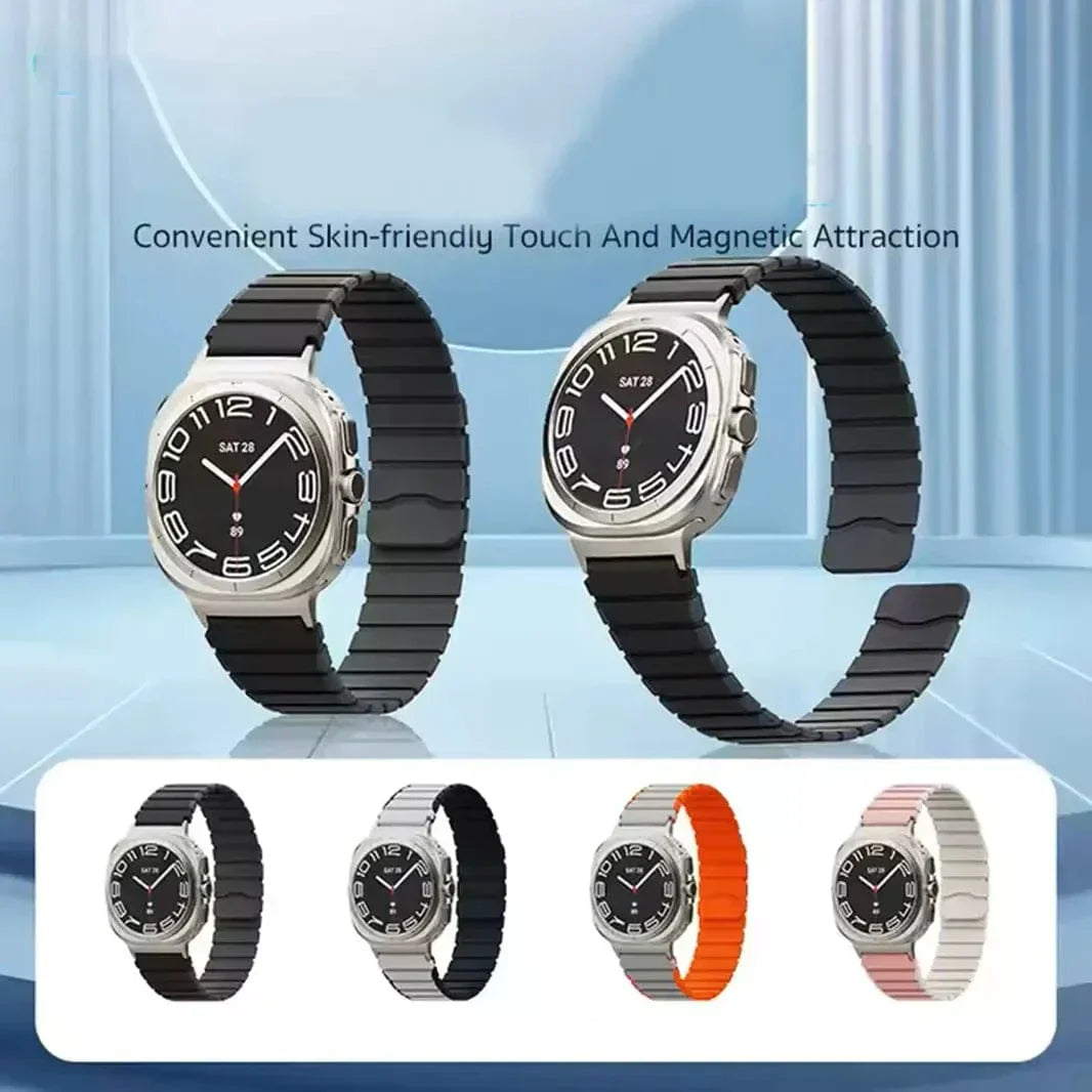 Dual Shade Silicone Soft Sports Band for Samsung Watch Ultra 47mm Straps & Bands