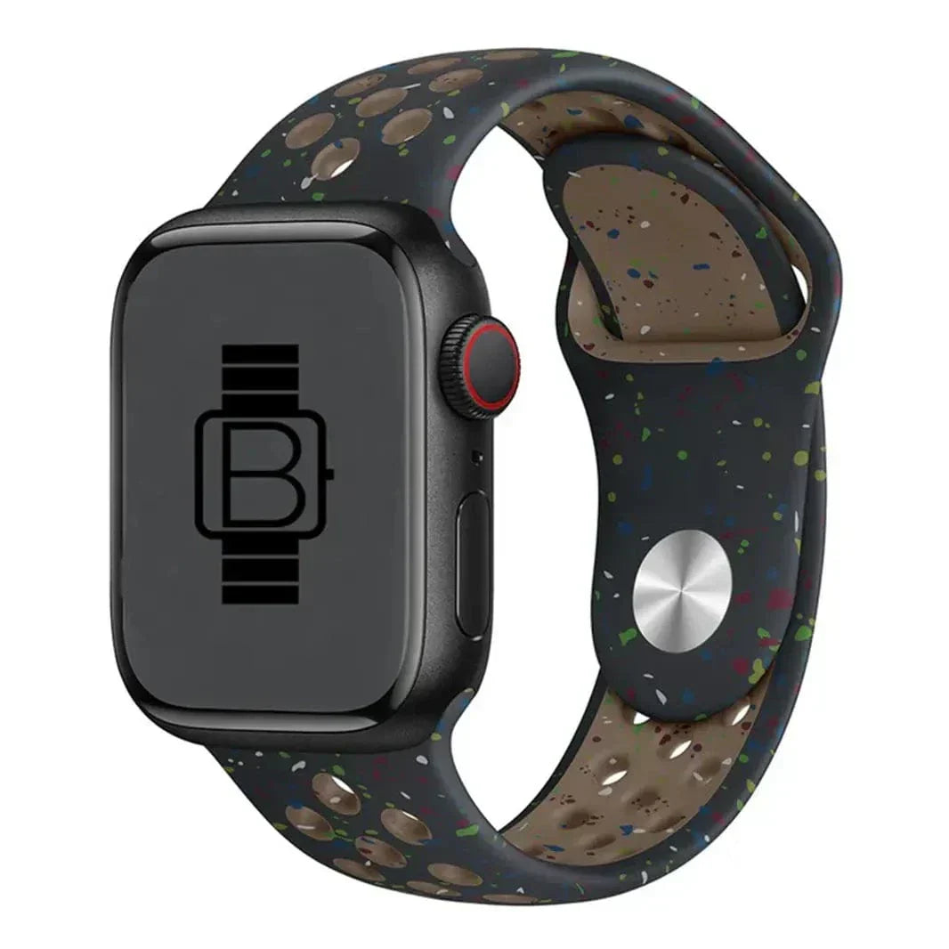 Nike Silicone Eco-friendly Band for Apple Watch 38 | 40 | 41 | 42mm S10 38 | 40 | 41 | 42mm S10 black Straps & Bands