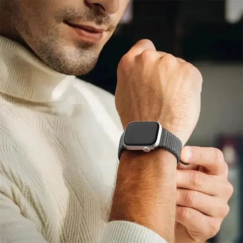 Velcro Nylon Straps for Apple Watch 42 | 44 | 45 | Ultra 49 | 46mm S10 Straps & Bands
