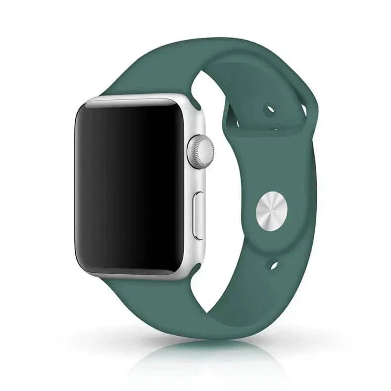 Sports Silicone Watch Band for Apple Watch 38 | 40 | 41 | 42mm S10 38 | 40 | 41 | 42mm S10 cactus M L Straps & Bands