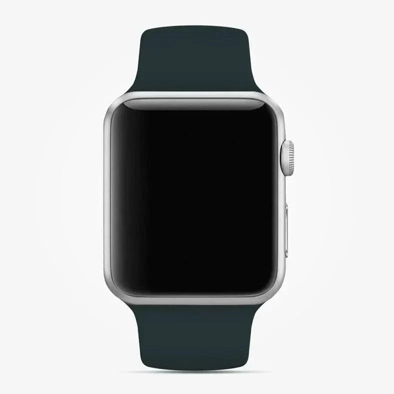 Sports Silicone Watch Band for Apple Watch 42 | 44 | 45 | Ultra 49 | 46mm S10 42 | 44 | 45 | Ultra 49 | 46mm S10 dark-green Straps & Bands
