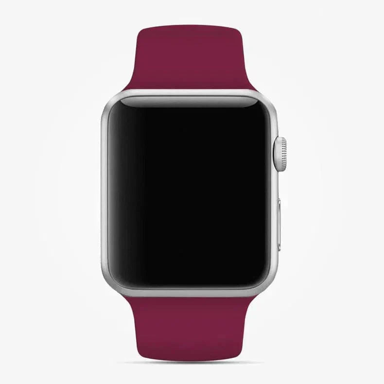 Sports Silicone Watch Band for Apple Watch 38 | 40 | 41 | 42mm S10 38 | 40 | 41 | 42mm S10 deliha-pink M L Straps & Bands