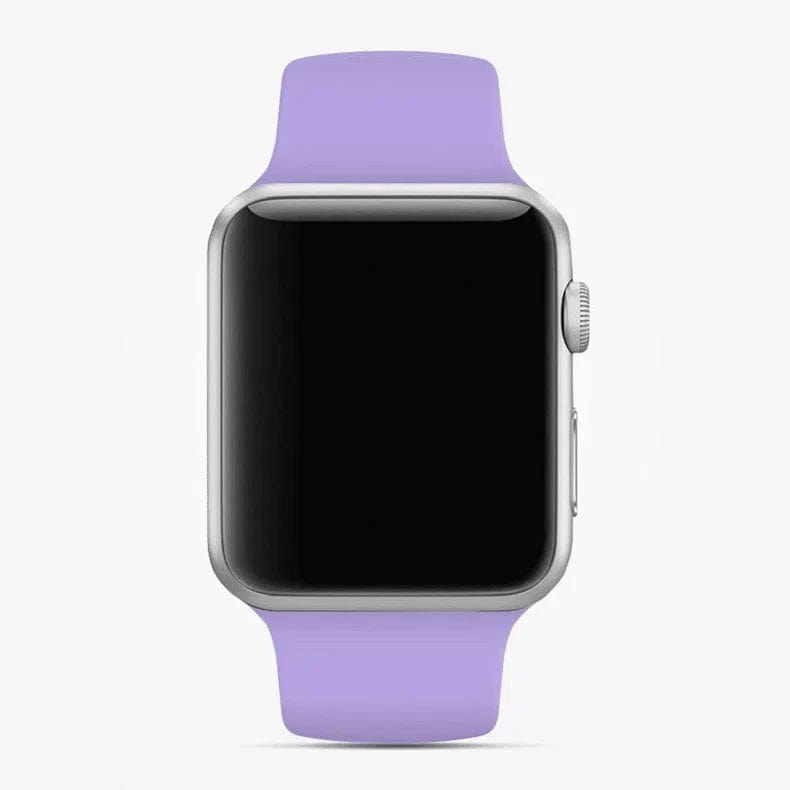 Sports Silicone Watch Band for Apple Watch 42 | 44 | 45 | Ultra 49 | 46mm S10 42 | 44 | 45 | Ultra 49 | 46mm S10 lavender-blue Straps & Bands