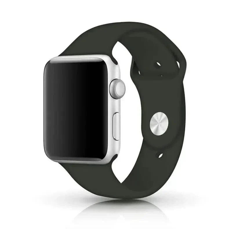 Sports Silicone Watch Band for Apple Watch 42 | 44 | 45 | Ultra 49 | 46mm S10 42 | 44 | 45 | Ultra 49 | 46mm S10 moss-green M L Straps & Bands
