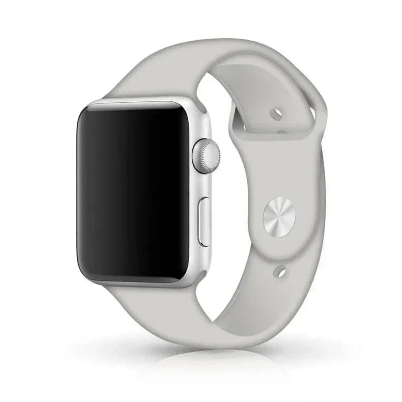Sports Silicone Watch Band for Apple Watch 38 | 40 | 41 | 42mm S10 38 | 40 | 41 | 42mm S10 oxide-white M L Straps & Bands