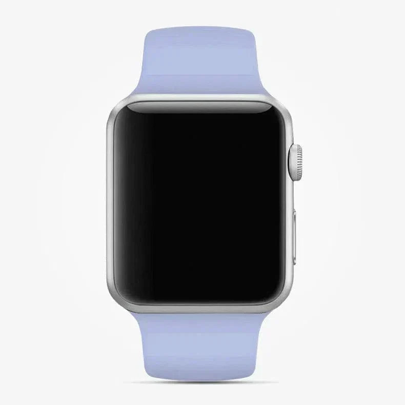 Sports Silicone Watch Band for Apple Watch 38 | 40 | 41 | 42mm S10 38 | 40 | 41 | 42mm S10 powder-blue M L Straps & Bands