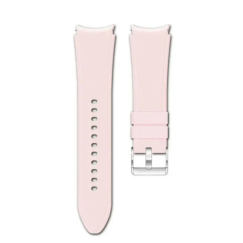Soft Smooth Silicone Band for Samsung Watch4 | 5 | 6 | 7 Watch4 | 5 | 6 | 7 baby-pink Straps & Bands