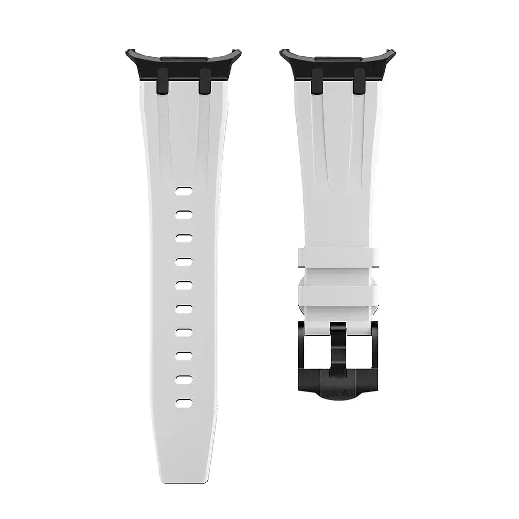 Armor Silicone Band for Samsung Watch Ultra 47mm Watch Ultra 47mm white Straps & Bands