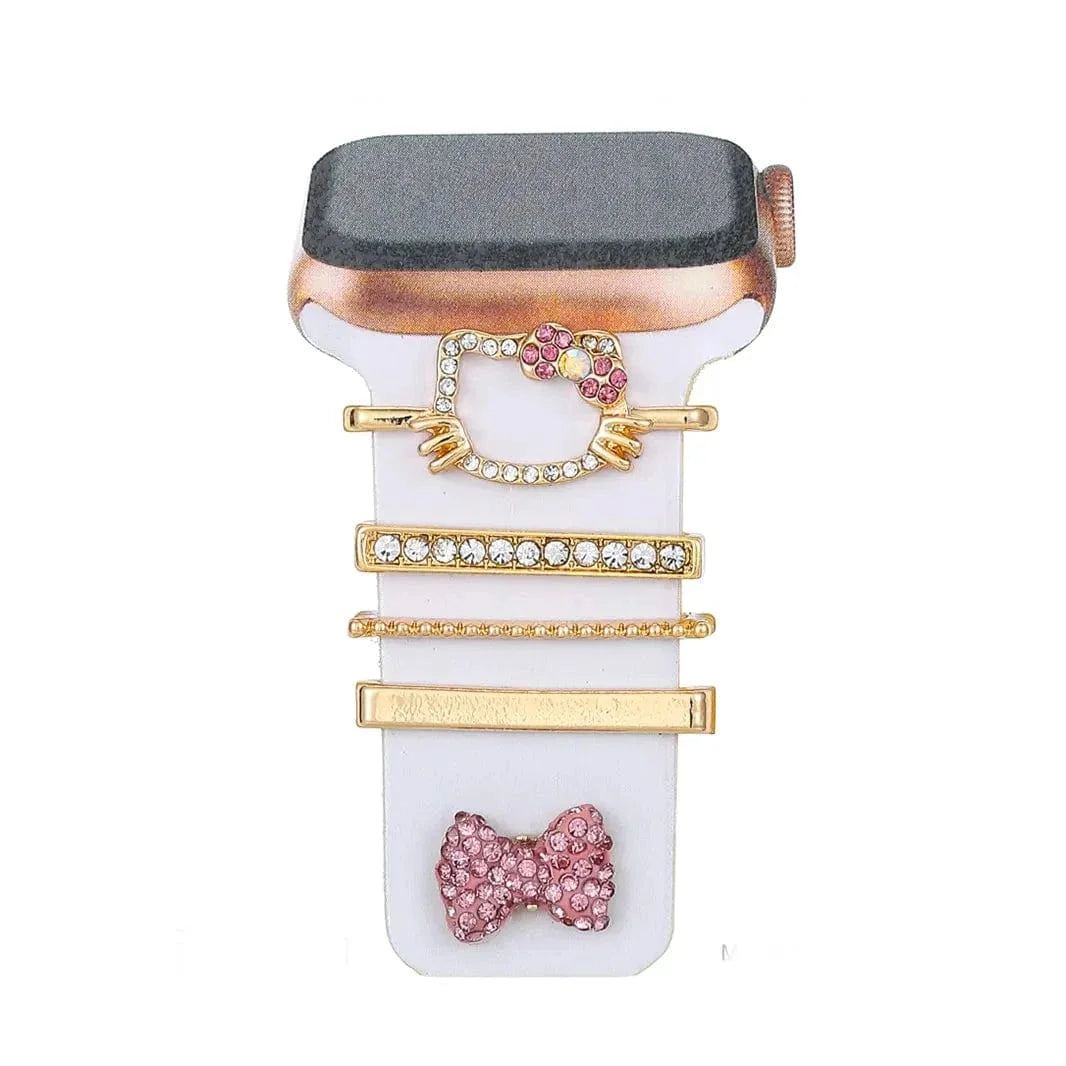 Stylish Cute Charm Rings for Apple Watch Band