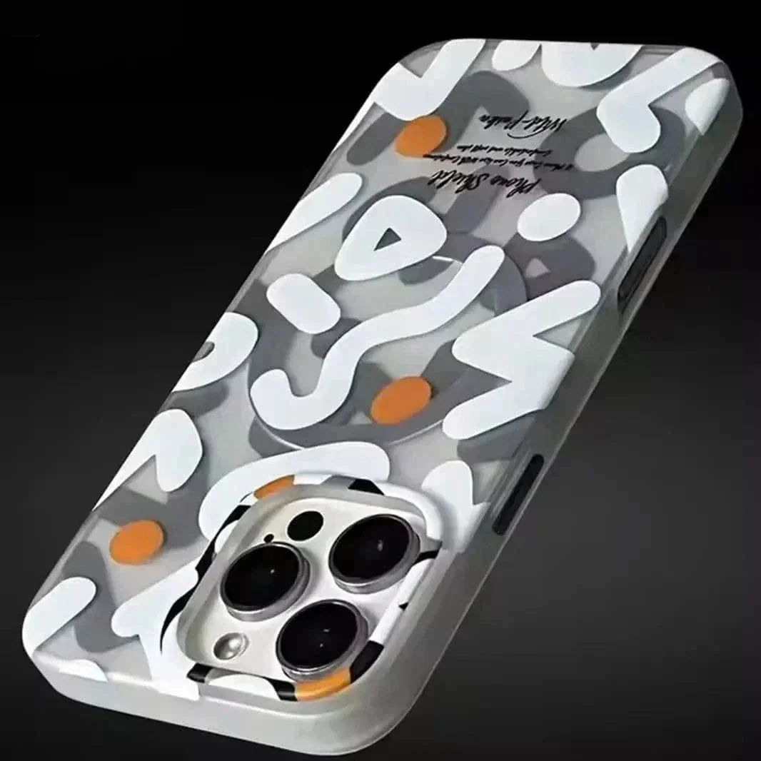 Tech Style Magnetic MagSafe Frosted Case for iPhone 14