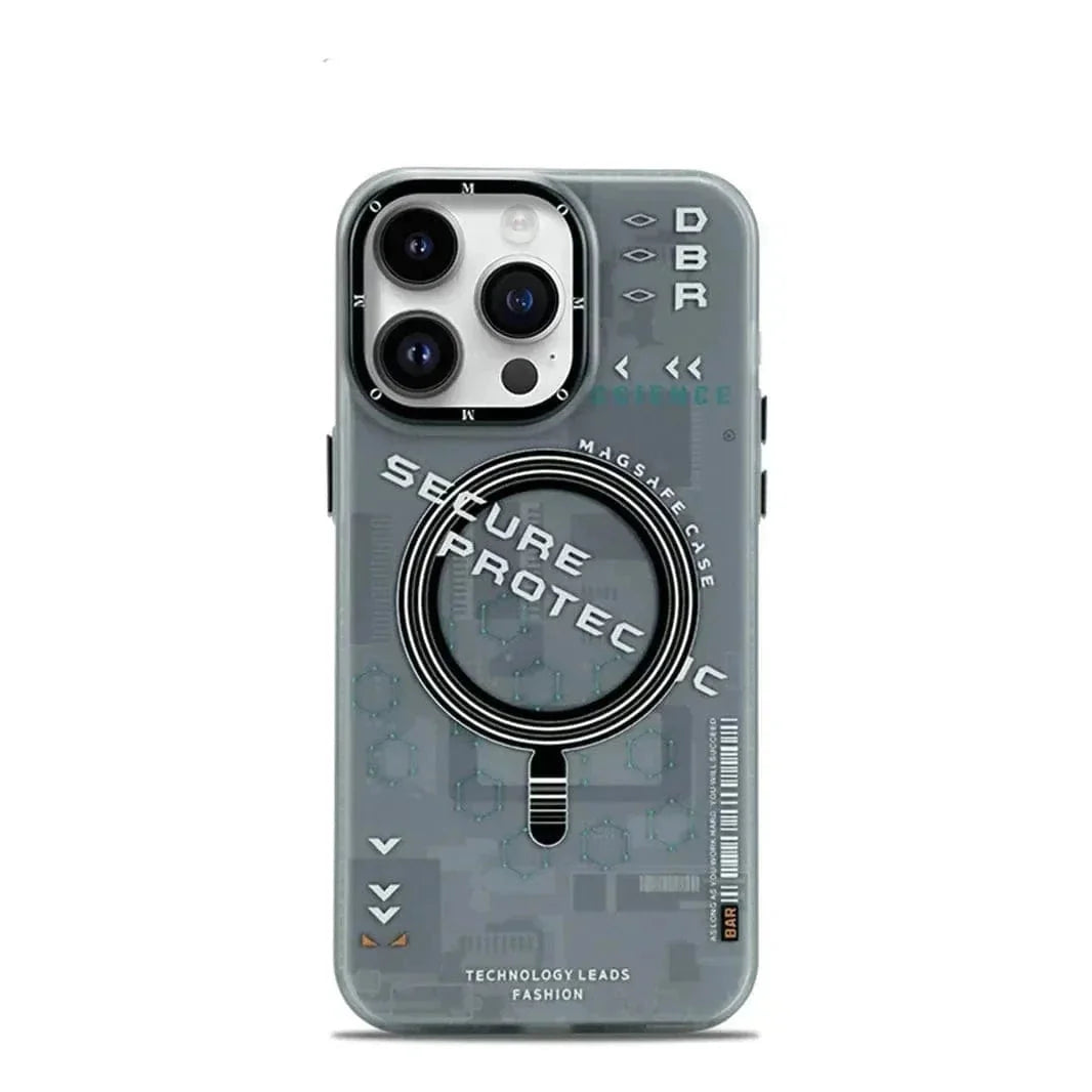 Tech Style Magnetic MagSafe Frosted Case for iPhone 15