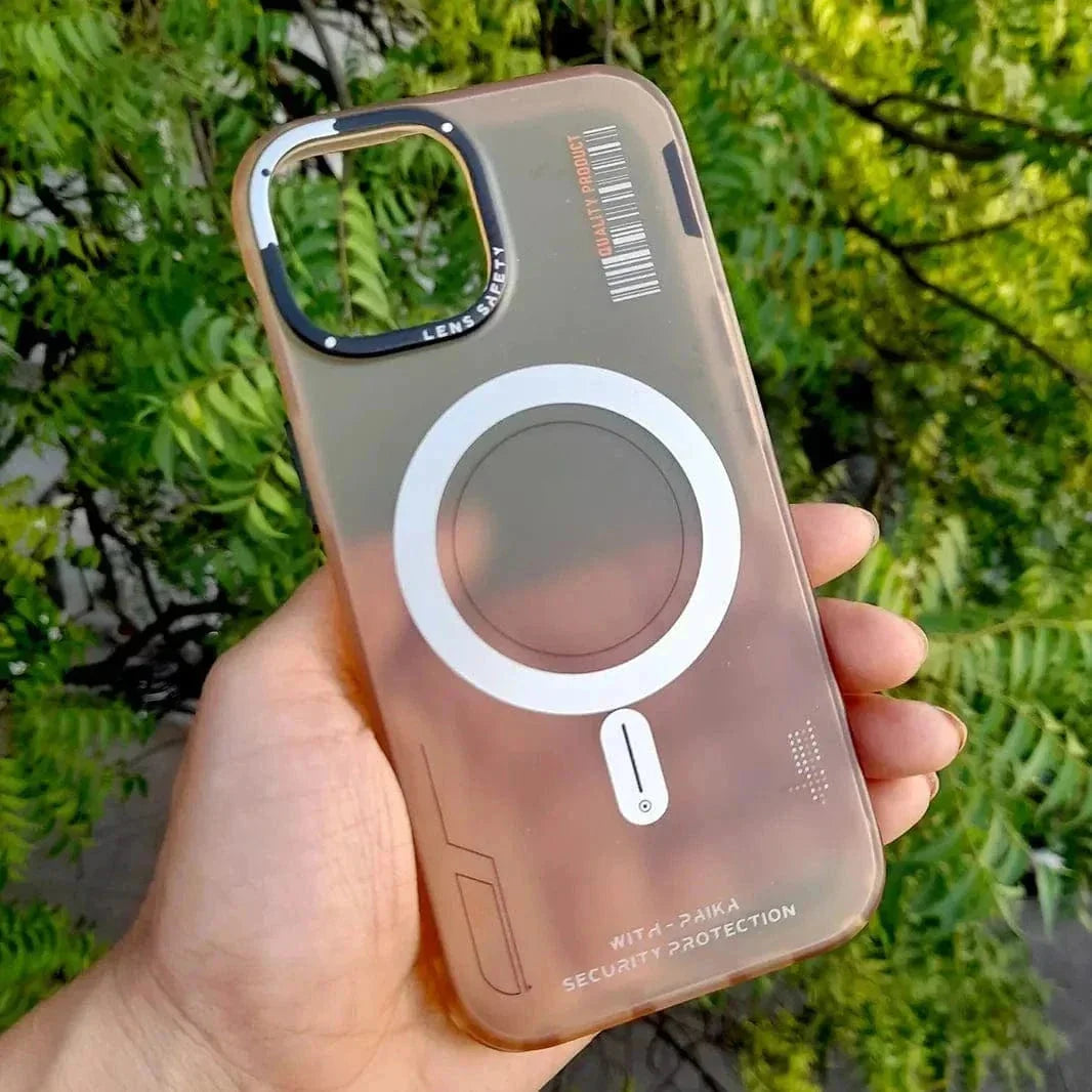 Tech Style Magnetic MagSafe Frosted Case for iPhone 16 Pro Max