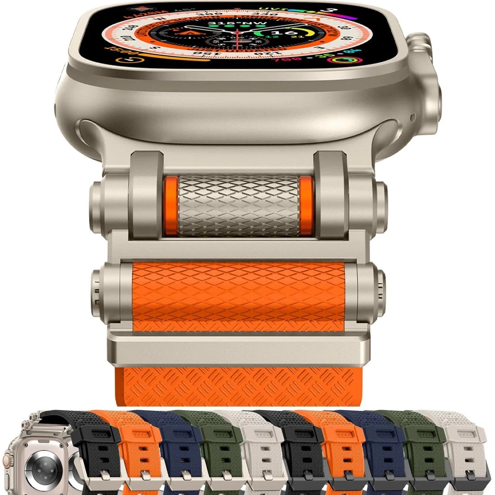 TPU Armor Band for Apple Watch 42 | 44 | 45 | Ultra 49 | 46mm S10