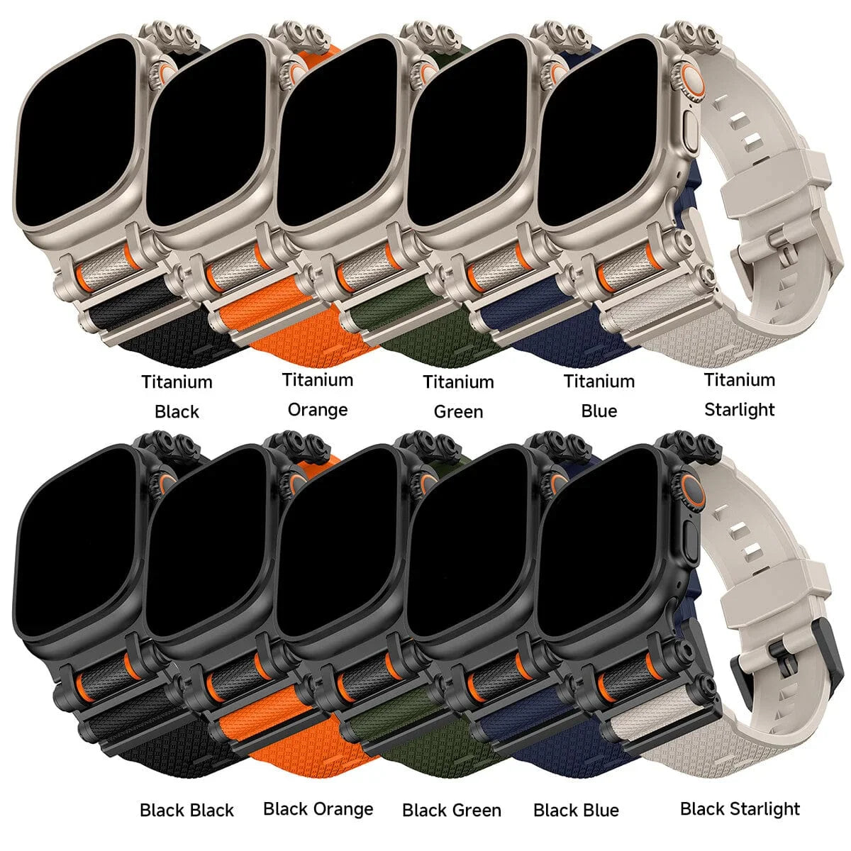 TPU Armor Band for Apple Watch 42 | 44 | 45 | Ultra 49 | 46mm S10