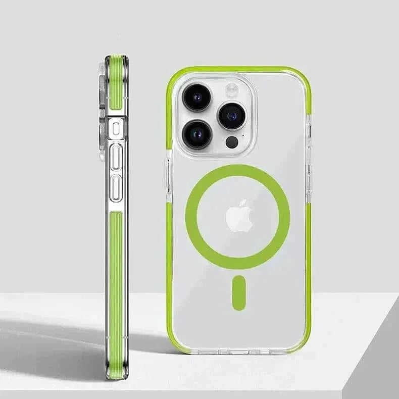 TPU+PC Magsafe Transparent Hard Case for iPhone 15 Pro