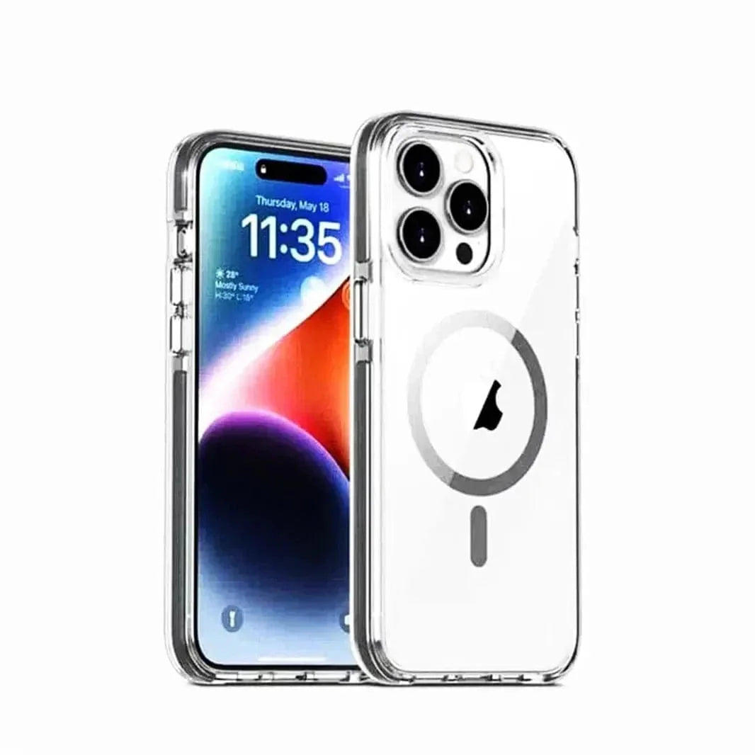 TPU+PC Magsafe Transparent Hard Case for iPhone 15 Pro Max