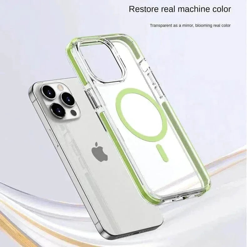 TPU+PC Magsafe Transparent Hard Case for iPhone 16 Pro