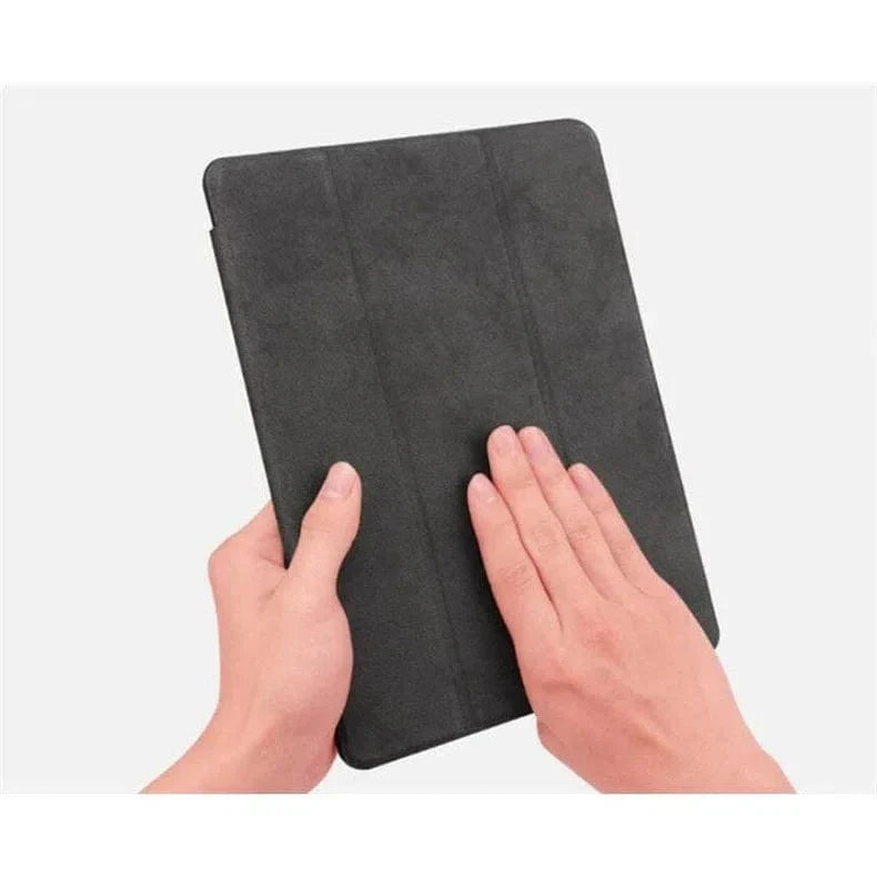 TPU Silicone Smooth Fabric Finish Back Case for iPad